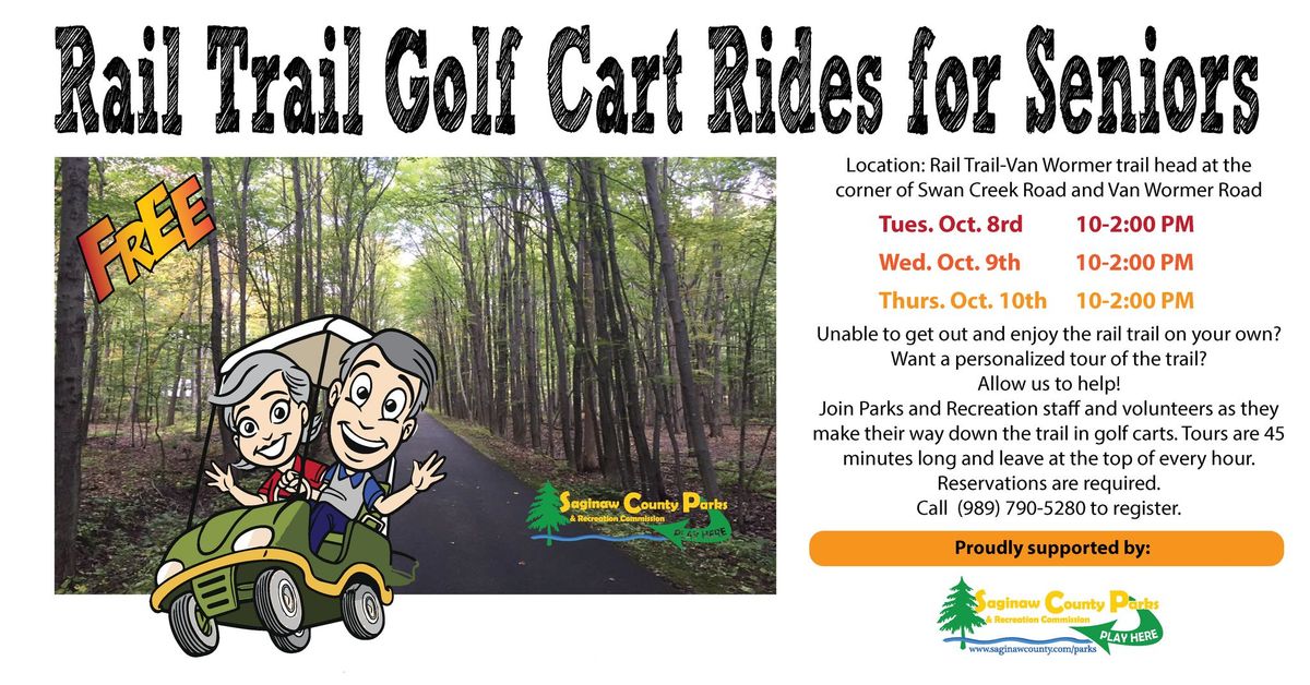 Senior Rail Trail Color Tours-Golf Cart Rides