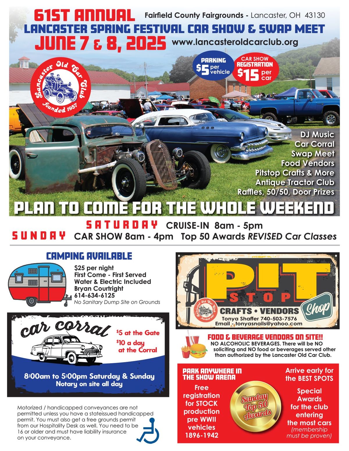 61st Annual Lancaster Spring Festival Car Show and Swap Meet