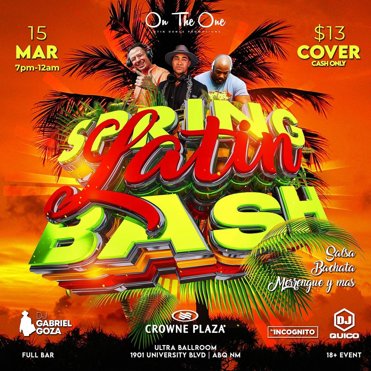 Spring Salsa \/ Latin Bash at Crowne Plaza Ultra Ballroom