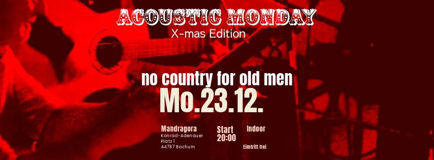 Acoustic Monday - X-mas Edition