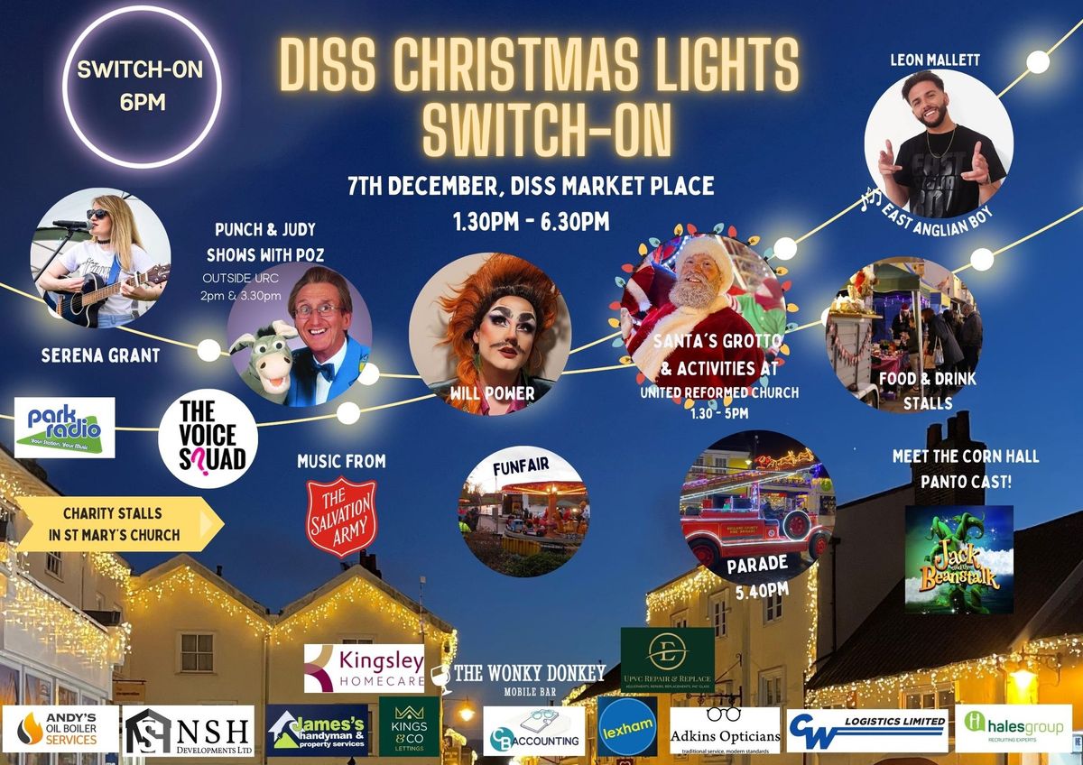 Diss Christmas Lights Switch-On 2024