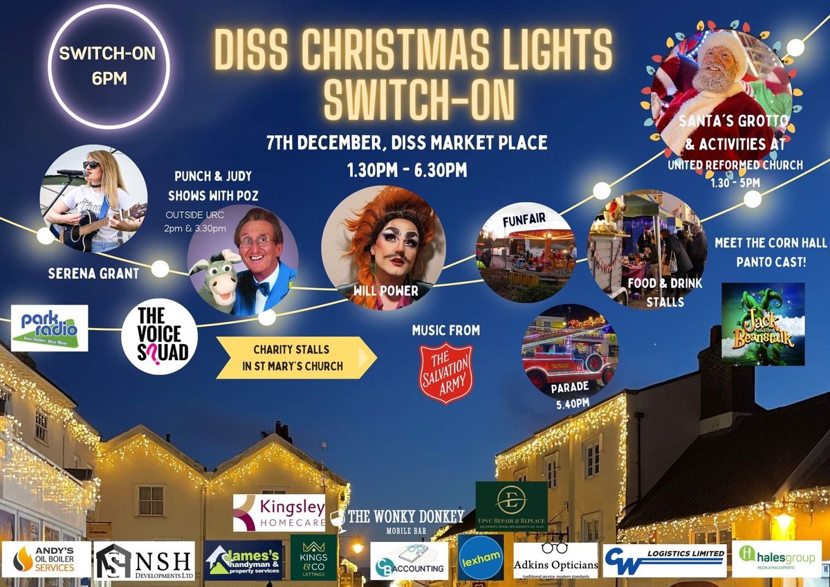 Diss Christmas Lights Switch-On 2024