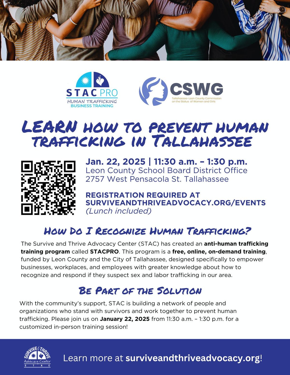 CSWG Hosted STACPRO Training & Lunch