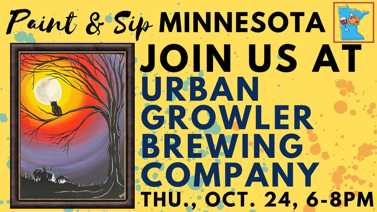 October 24 Paint & Sip at Urban Growler Brewing Company