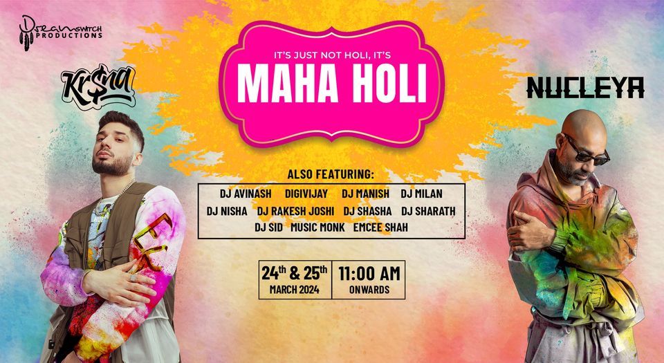 Maha Holi ft Nucleya & Kr$na (Whitefield Biggest Holi), KTPO ...