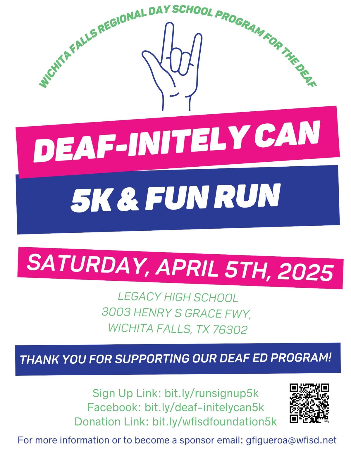 Deaf-initely Can 5K & Fun Run