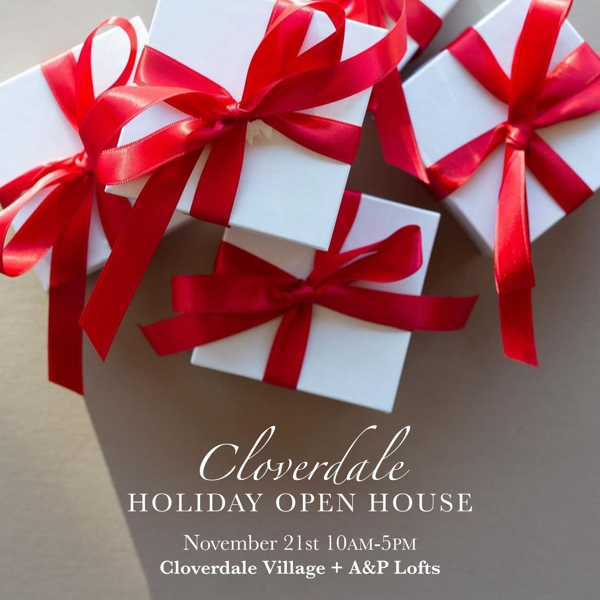 Cloverdale-Holiday Open House