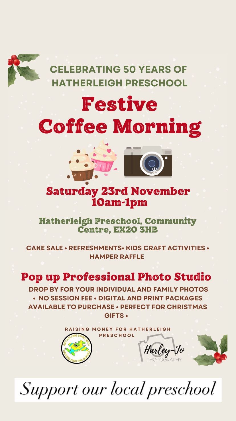 Festive Coffee Morning - Hatherleigh Preschool