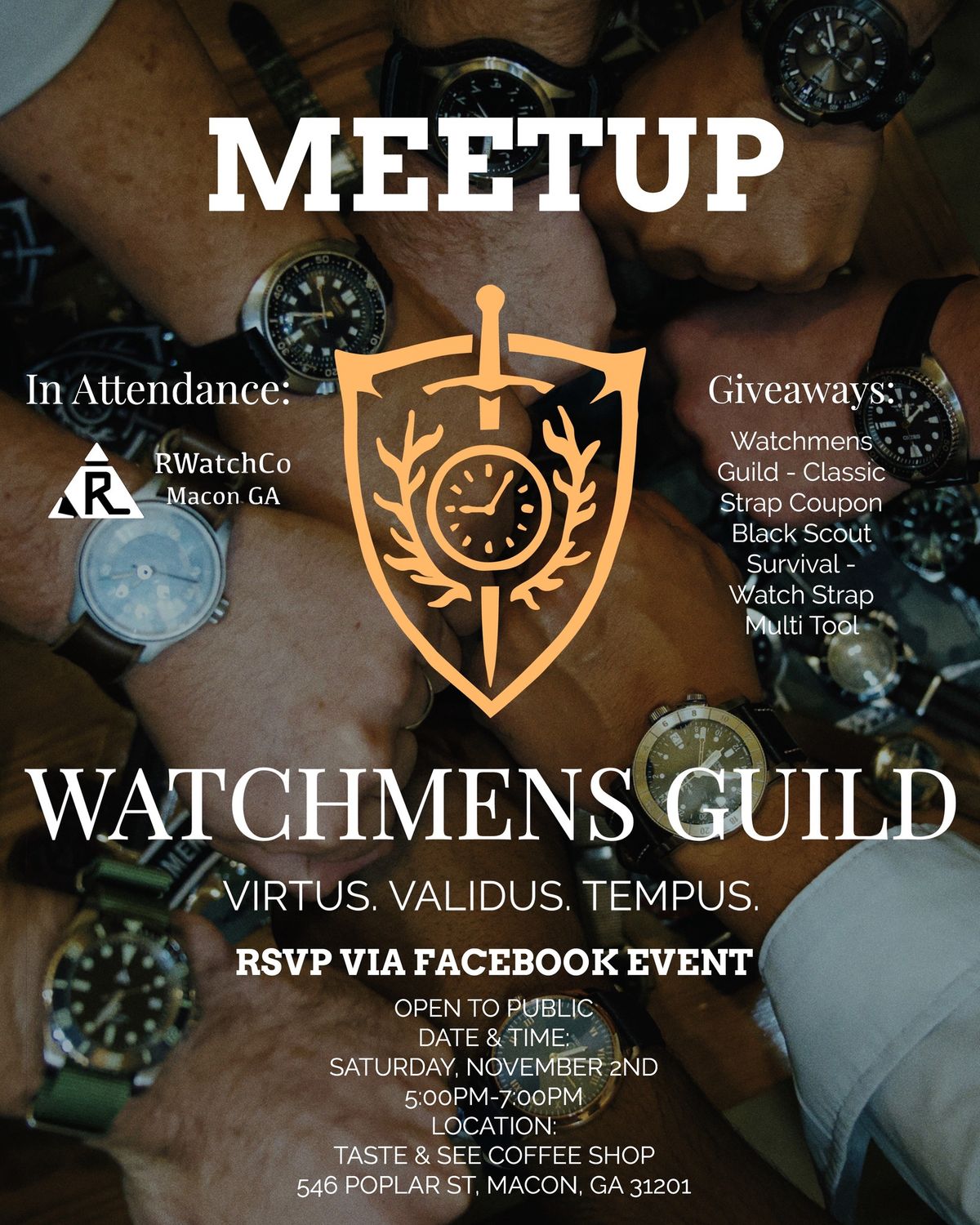 WATCHMENS GUILD NOVEMBER MEETUP