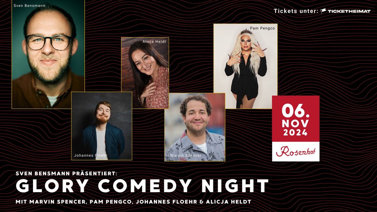 Glory Comedy Night \u2022 06.11.2024 \u2022 Rosenhof Osnabr\u00fcck