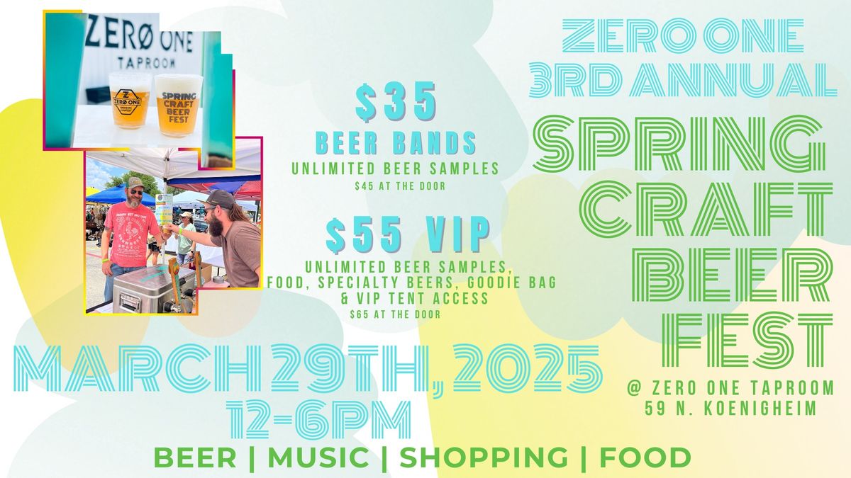 3rd Annual Spring Craft Beer Fest