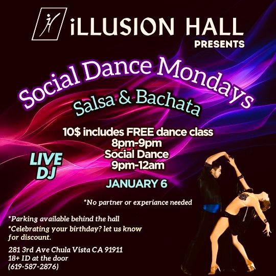 SOCIAL DANCE MONDAYS