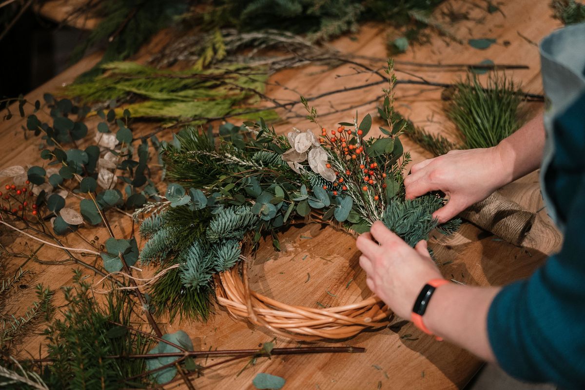 Eco Wreath Workshops at ELMSLIE HOUSE