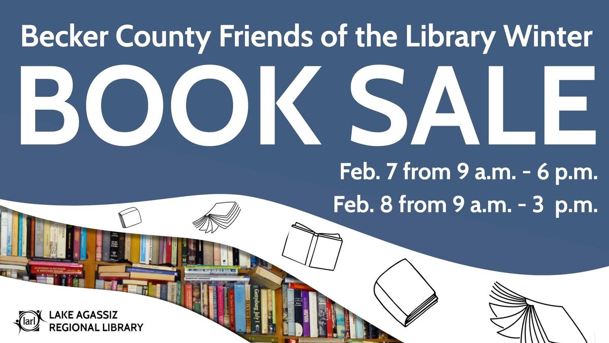 Becker County Friends of the Library Winter Book Sale 