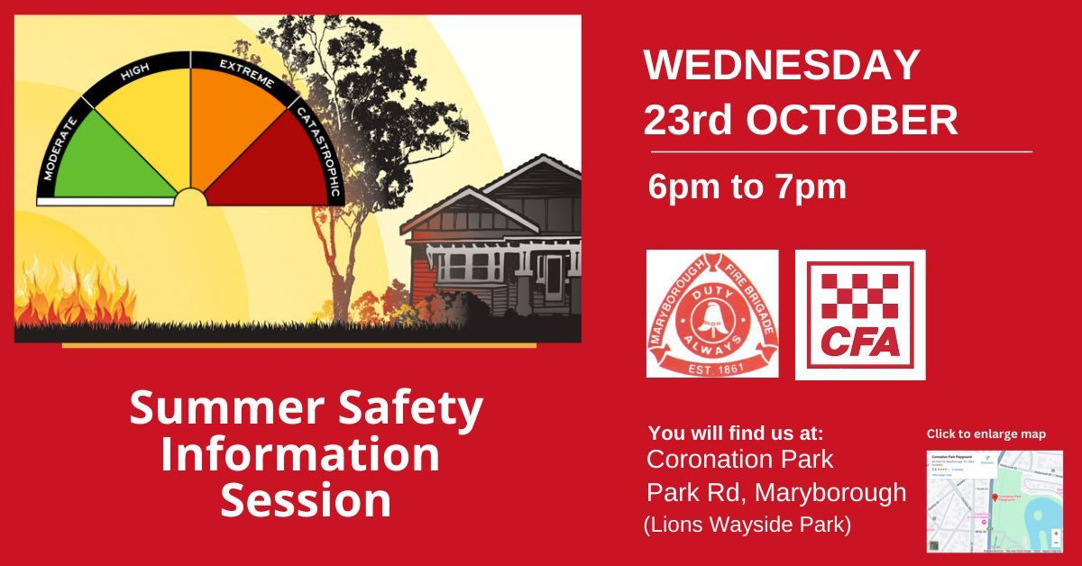 Summer Safety Information Session