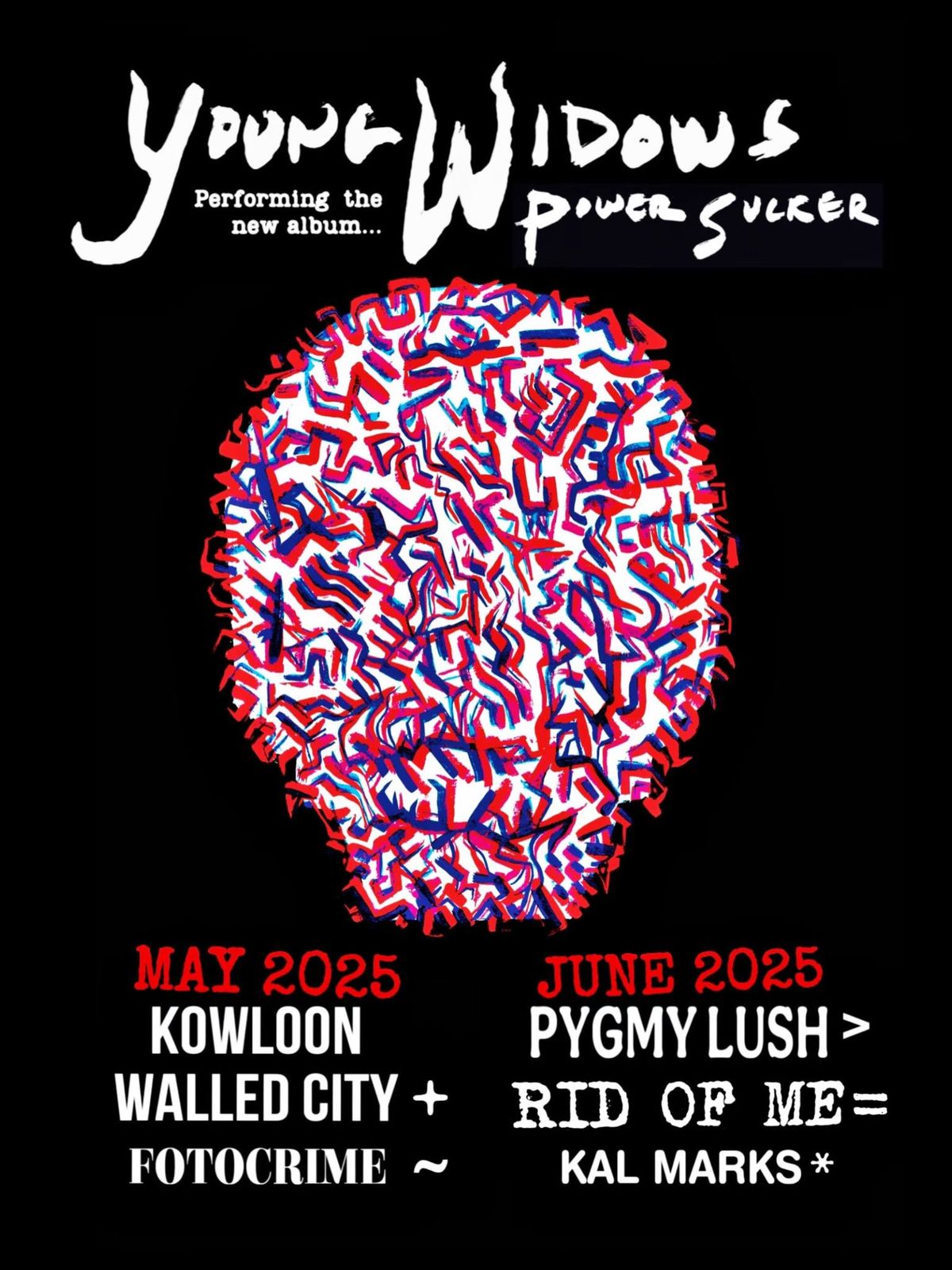 YOUNG WIDOWS w\/ KOWLOON WALLED CITY and FOTOCRIME