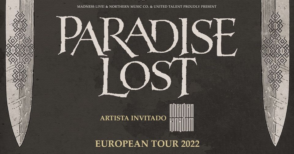 Paradise Lost + Obsidian Kingdom  (Barcelona)