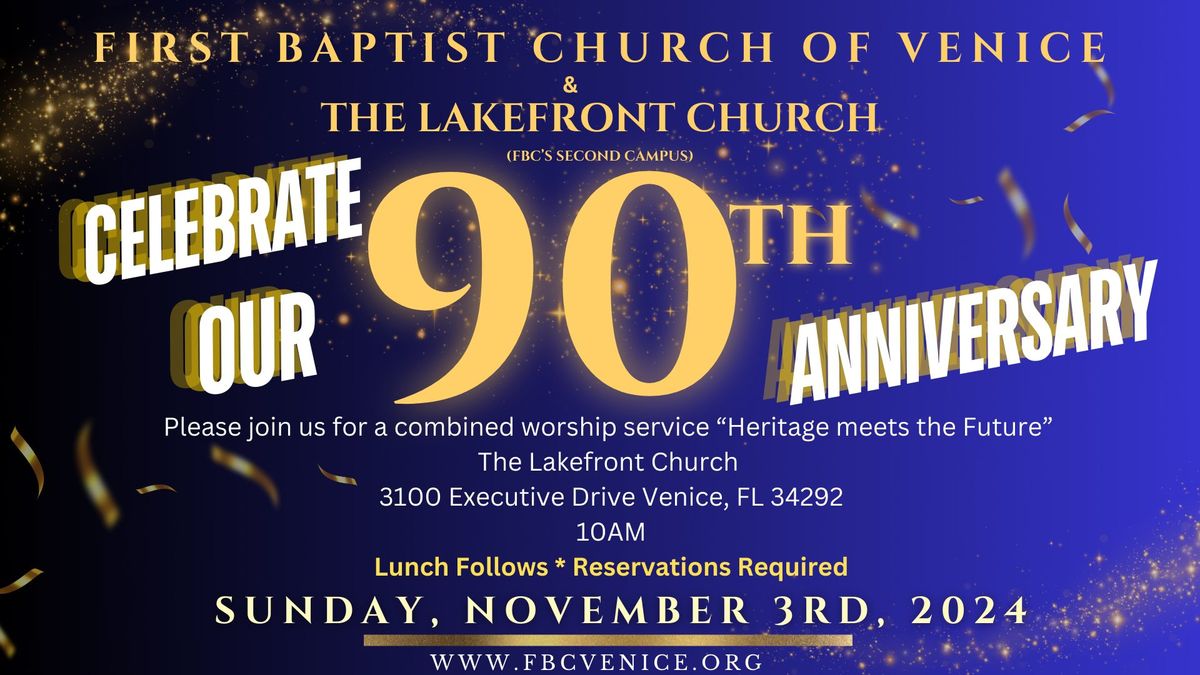 Combined Service \/ Our 90th Anniversary