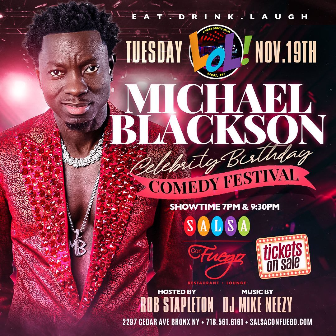 Michael Blackson at Improv Comedy Club - Ontario