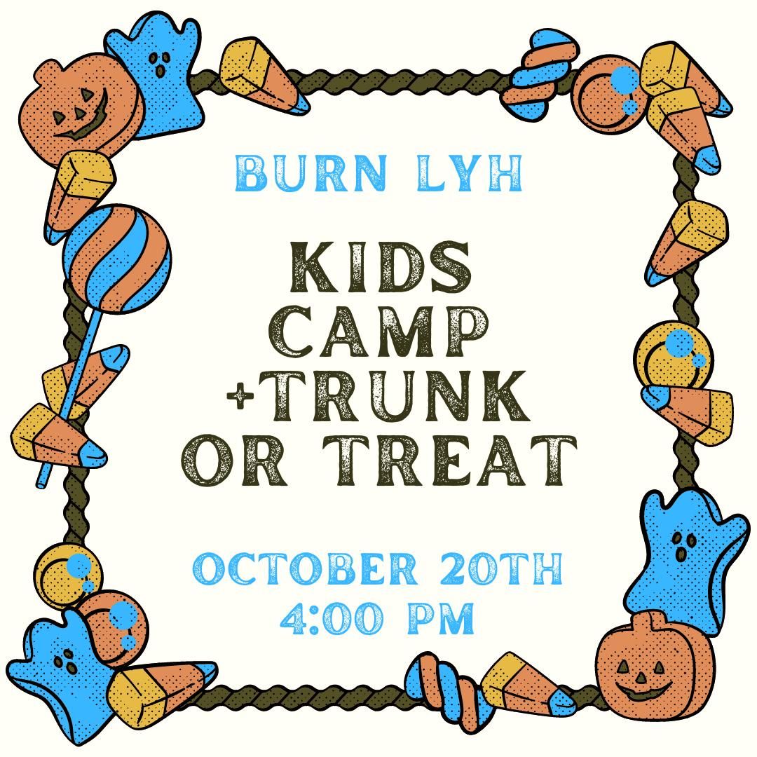 Kids Camp & Trunk Or Treat 