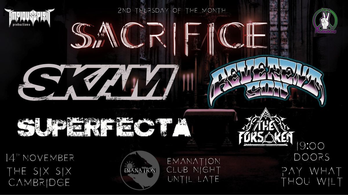 SACRIFICE @ THE SIX SIX CAMBRIDGE 14\/11\/24