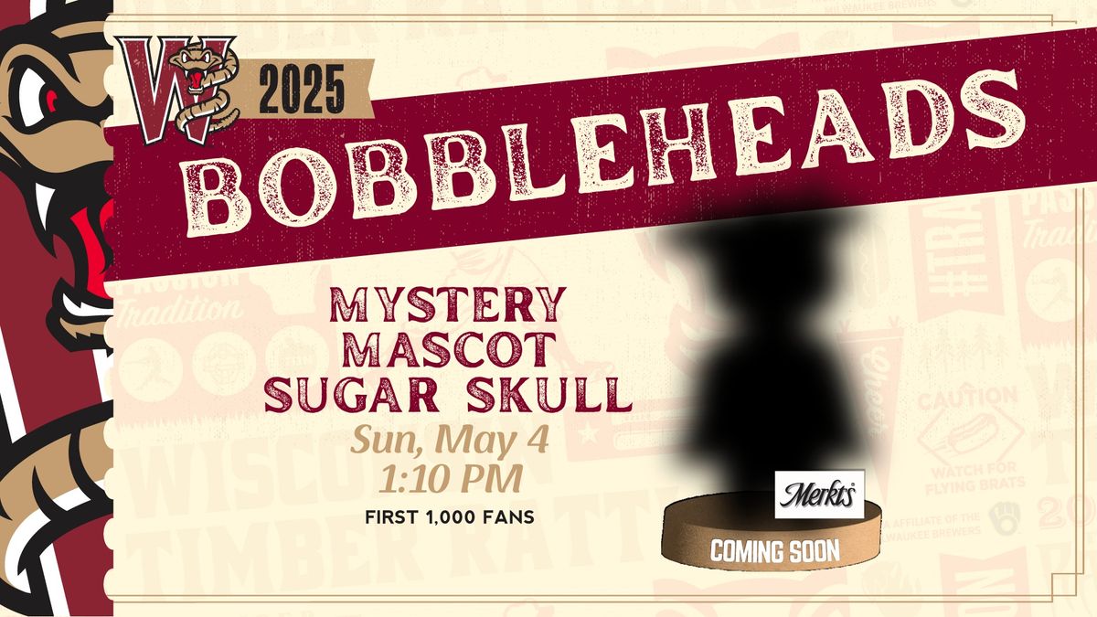 Mystery Mascot Sugar Skull Bobblehead