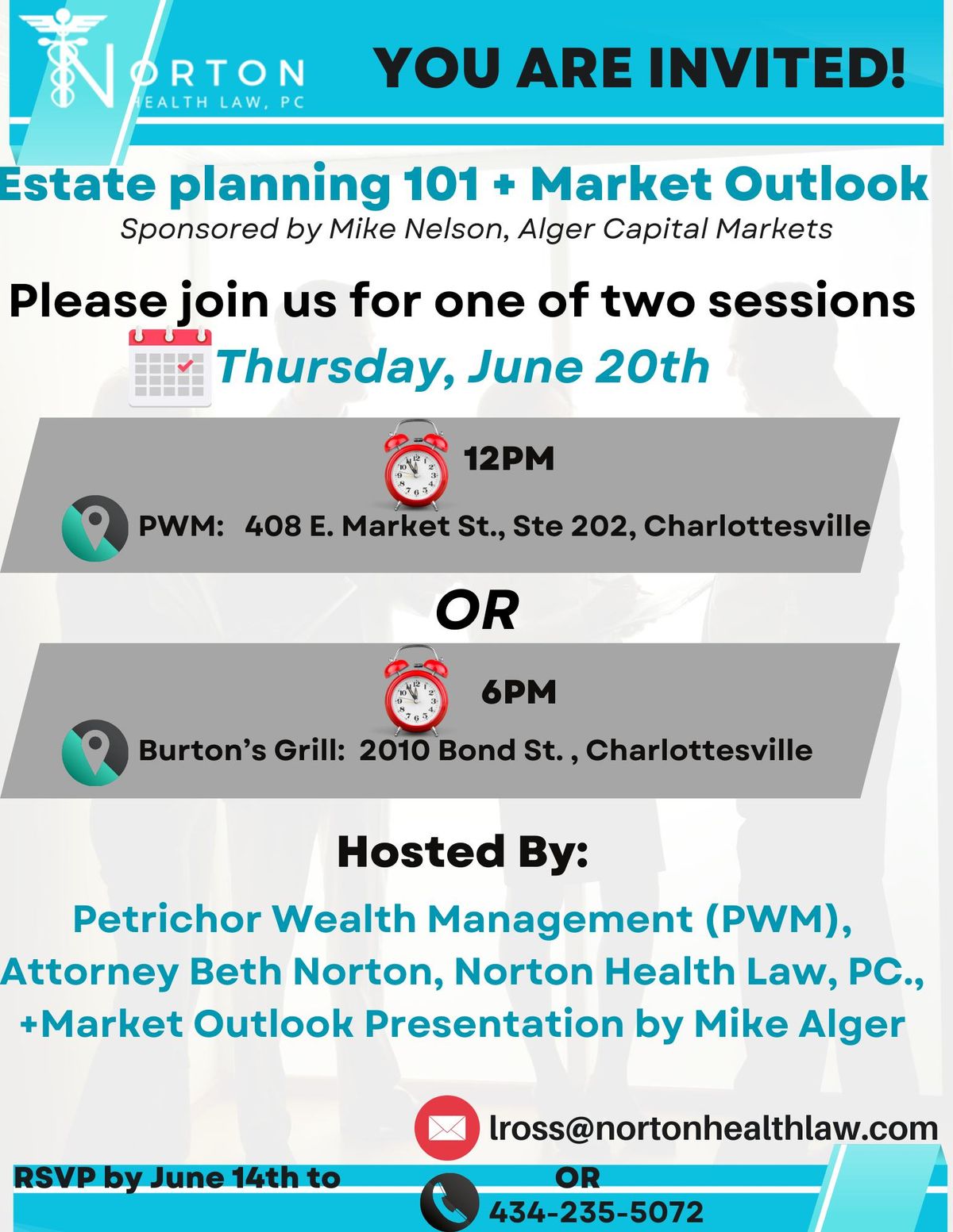 Estate Planning 101 and Market Outlook Session