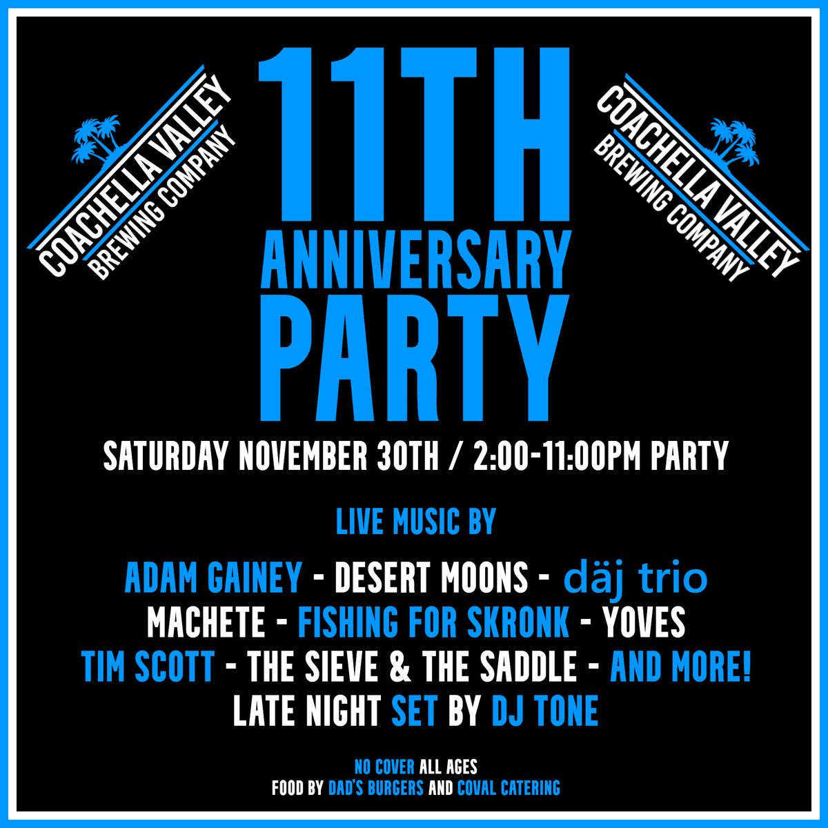 CV Brewing 11th Anniversary Party!!!