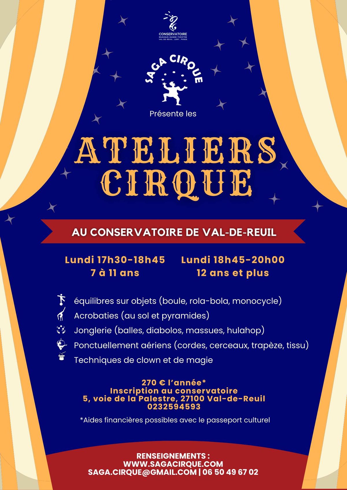 Cours de cirque 