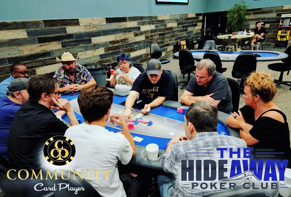 $15 Buyin SUNDAY TOURNAMENT At Hideaway Poker Club - Carrollton
