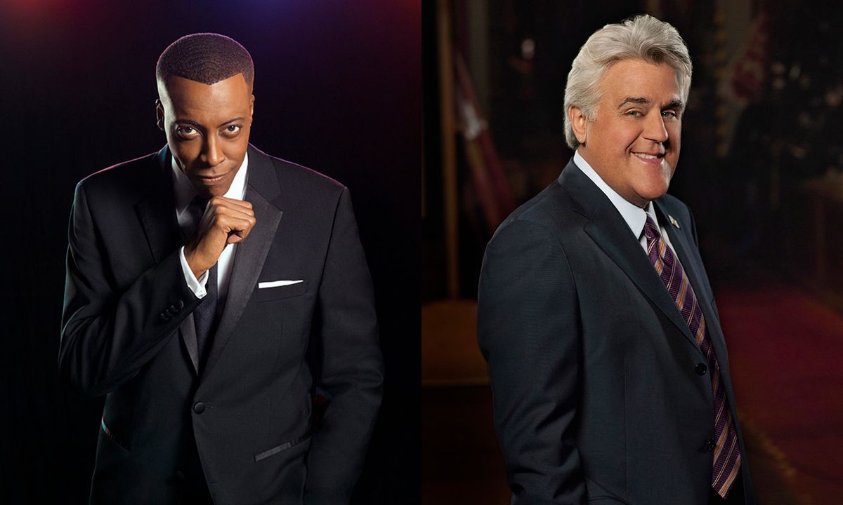 Jay Leno with Arsenio Hall