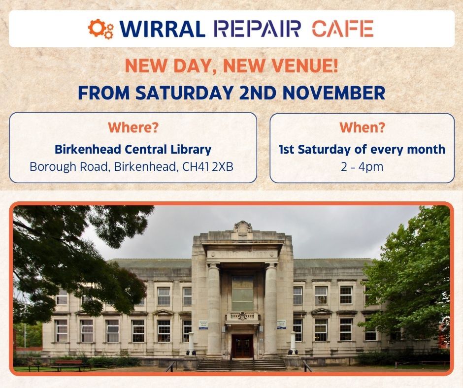 Wirral Repair Caf\u00e9 - November repair session