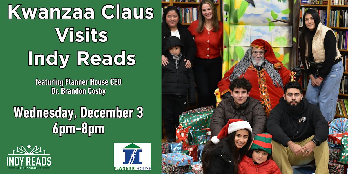 Kwanzaa Claus Visits Indy Reads