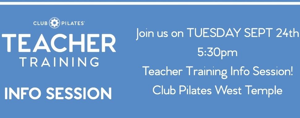 Teacher Training Info Session 