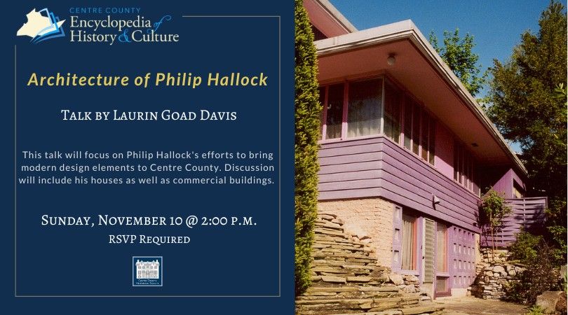 Philip Hallock, talk by Laurin Goad Davis