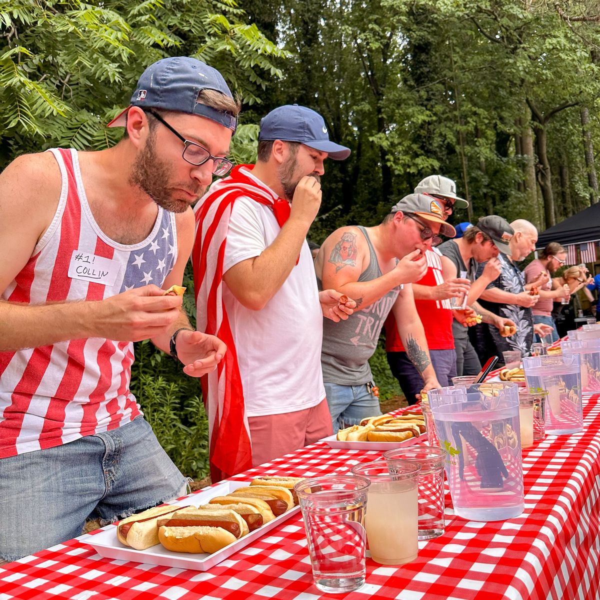 4TH ANNUAL HOT DOG EATING COMPETITION
