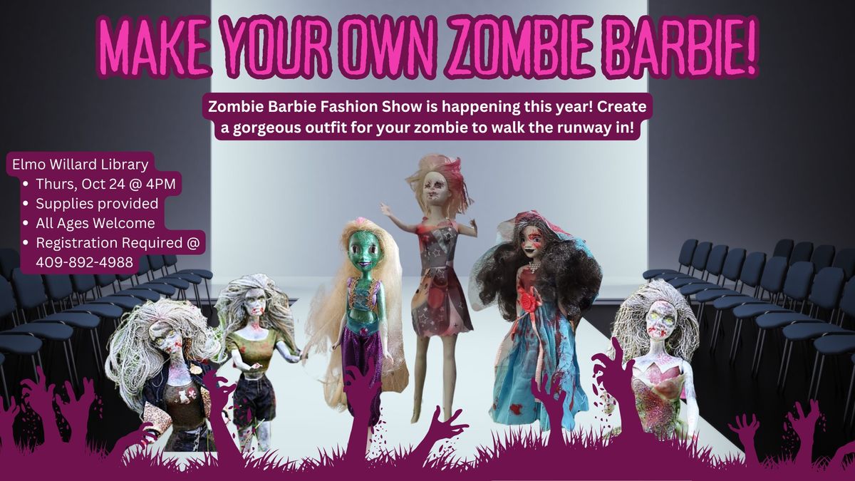 Zombie Barbie Fashion Show!