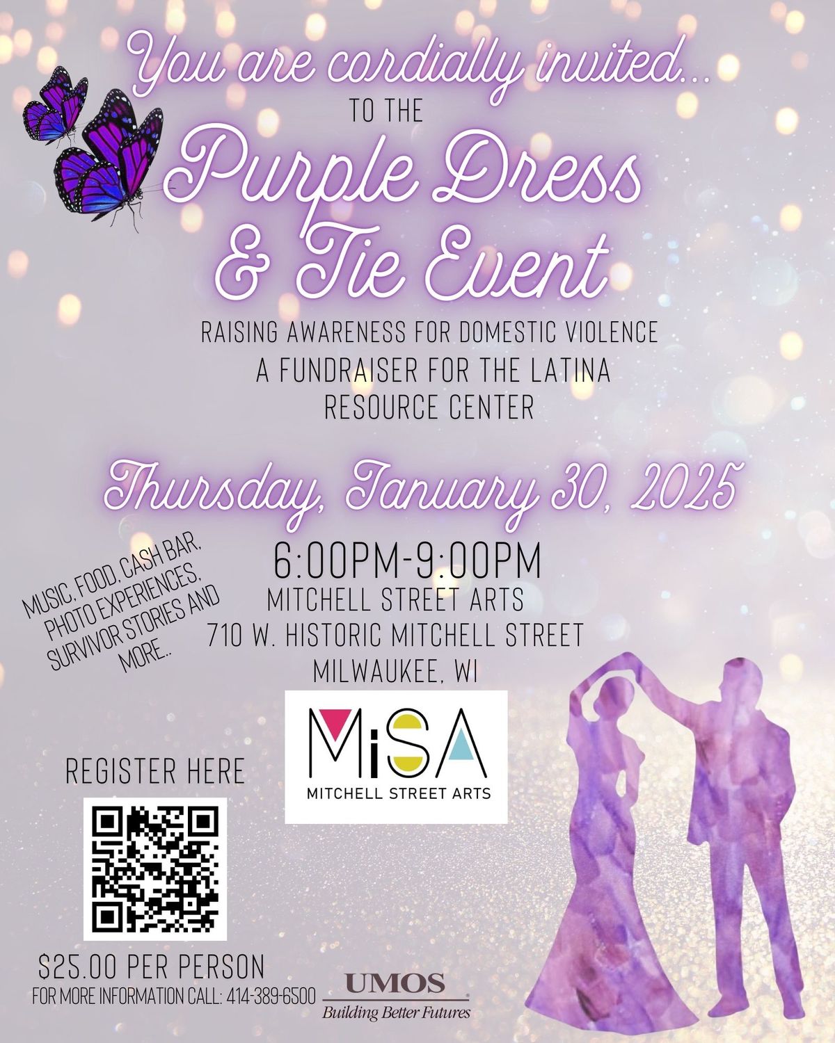 The Purple Dress & Tie Event