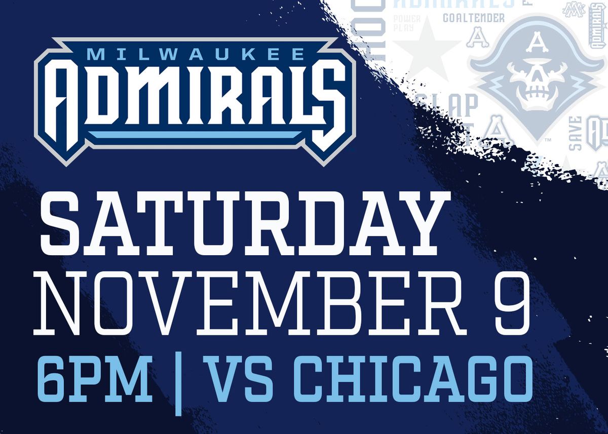 Chicago Wolves at Milwaukee Admirals at UW Milwaukee Panther Arena