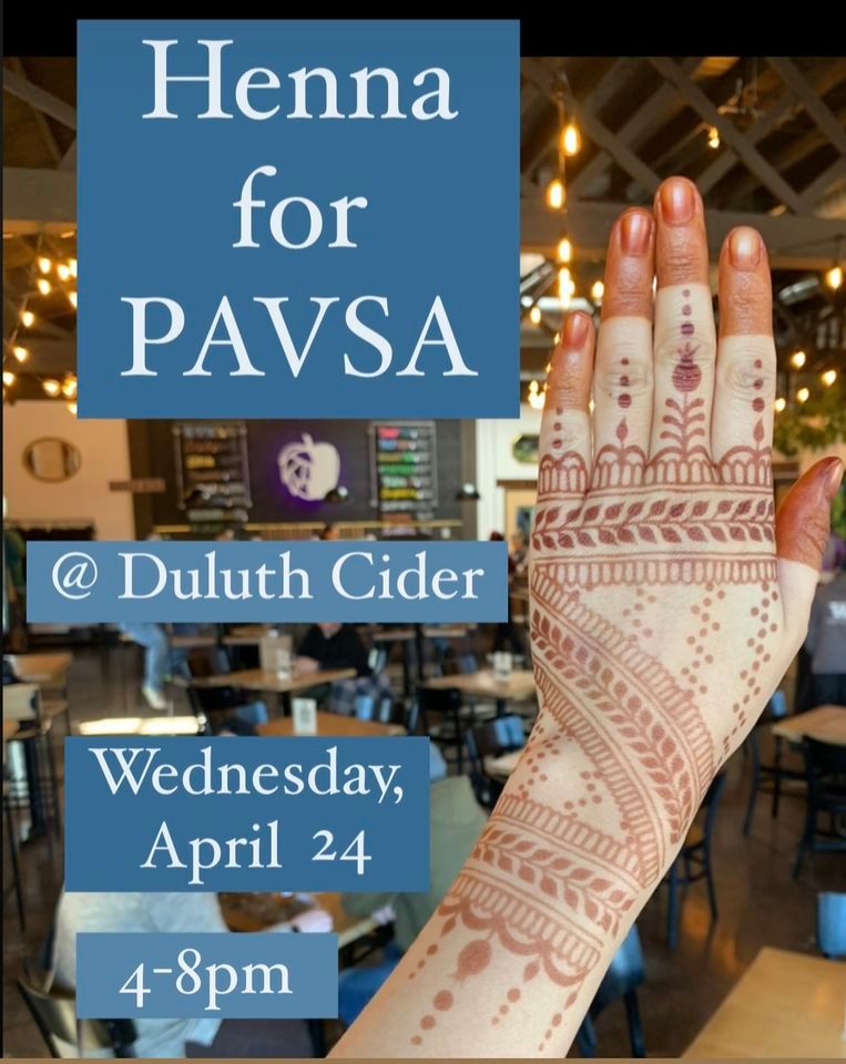 Henna for PAVSA at Duluth Cider