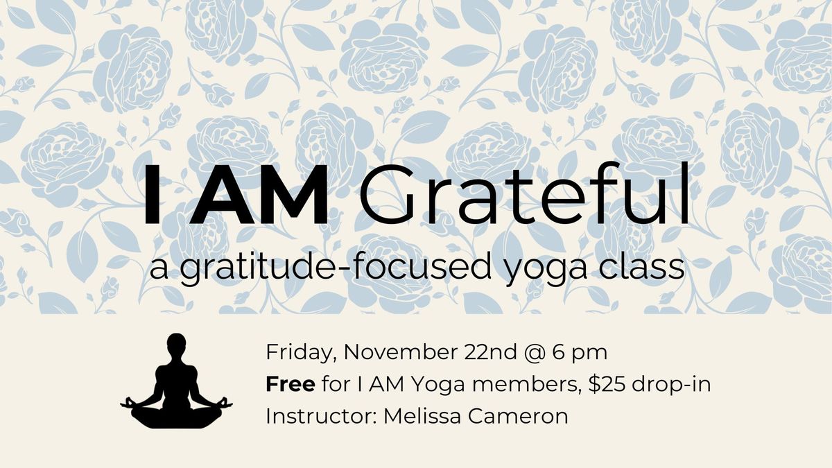 Gratitude-inspired Yoga Class