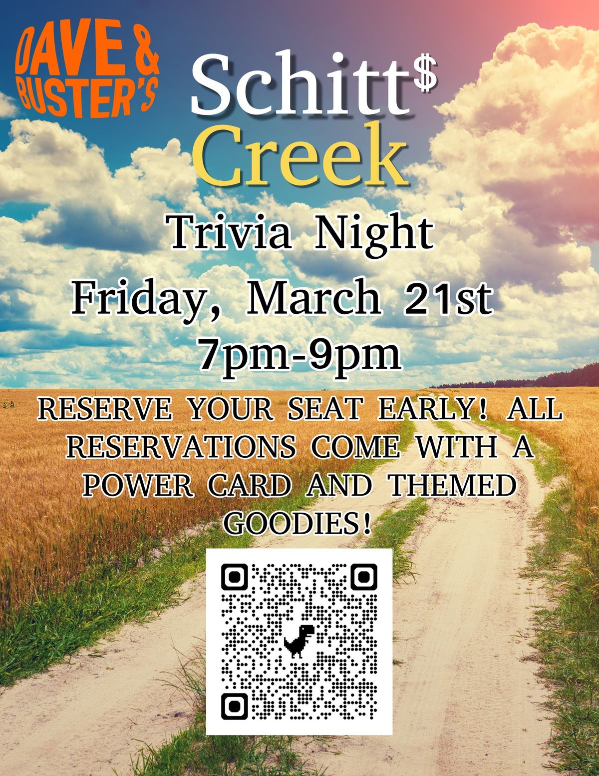 Schitt's Creek Trivia Night