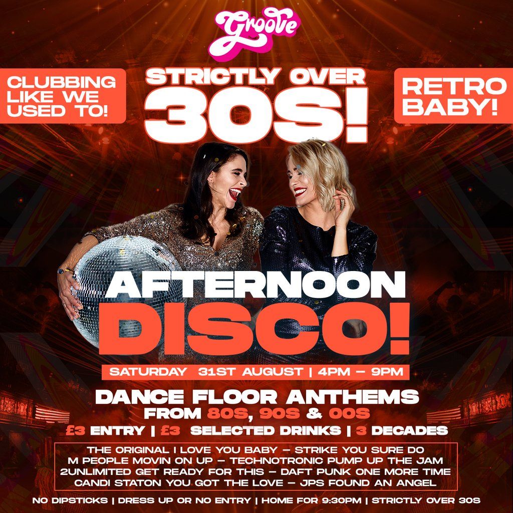 Strictly Over 30s Afternoon Disco