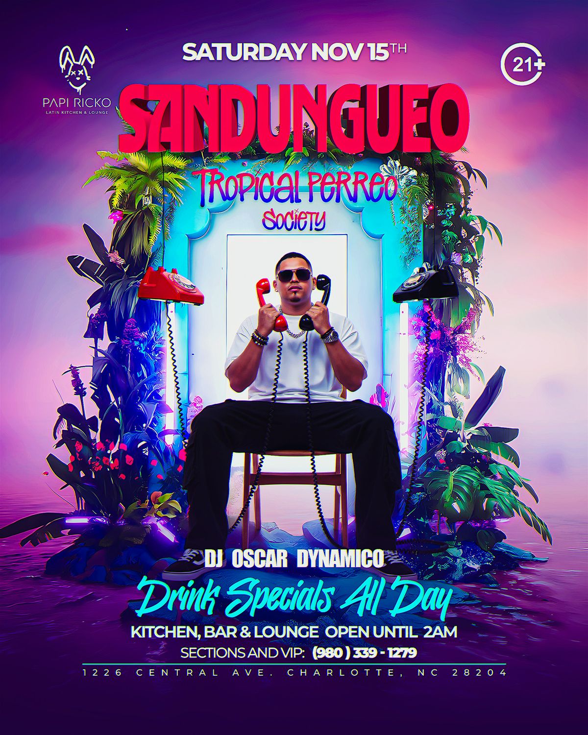 SANDUNGUEO SATURDAY \/ Tropical PERREO society.