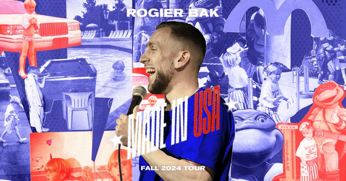 Rogier Bak: Made in USA \ud83c\uddfa\ud83c\uddf8 TOUR \u2022 COMEDY in EINDHOVEN