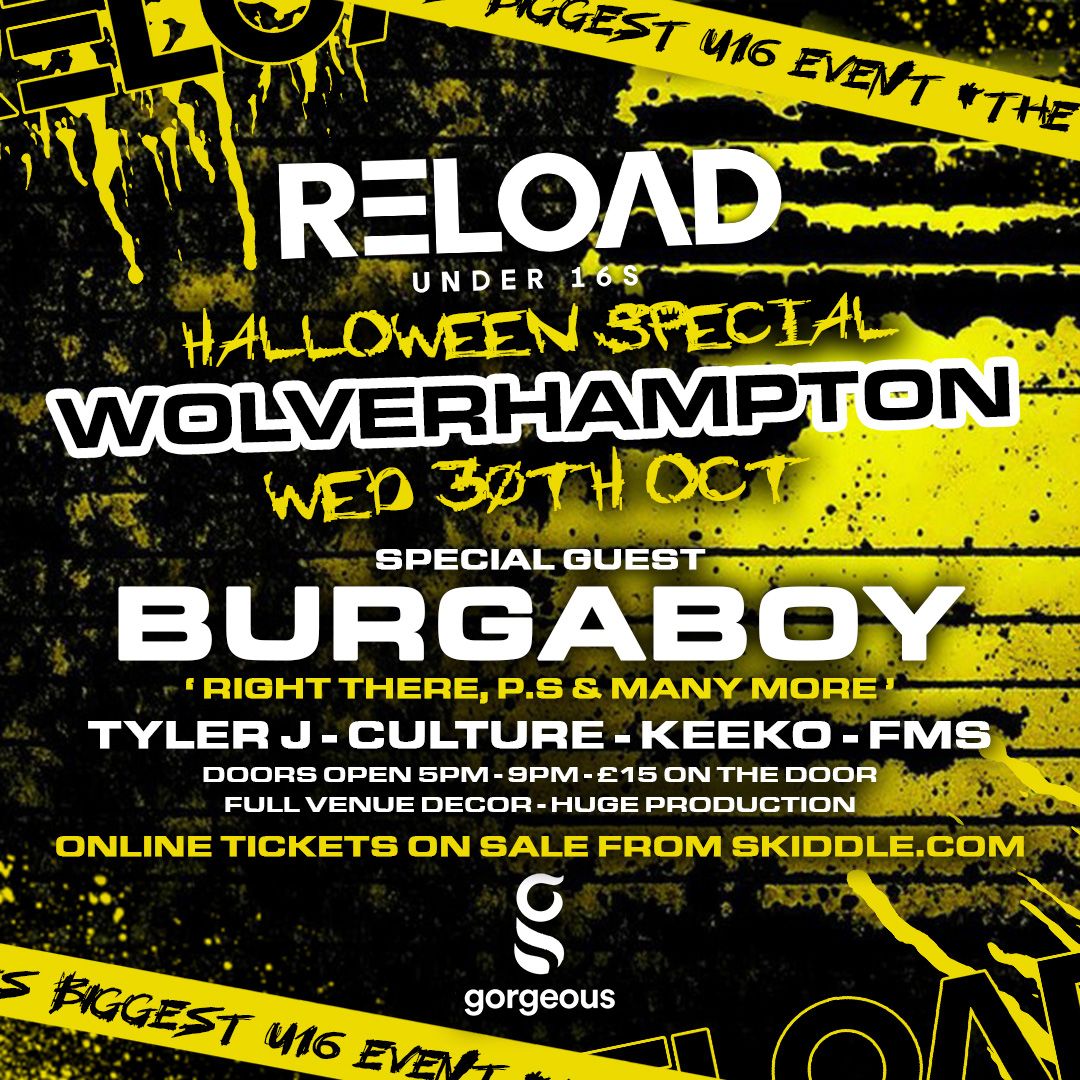 Reload Under 16s Wolverhampton - Halloween Special 