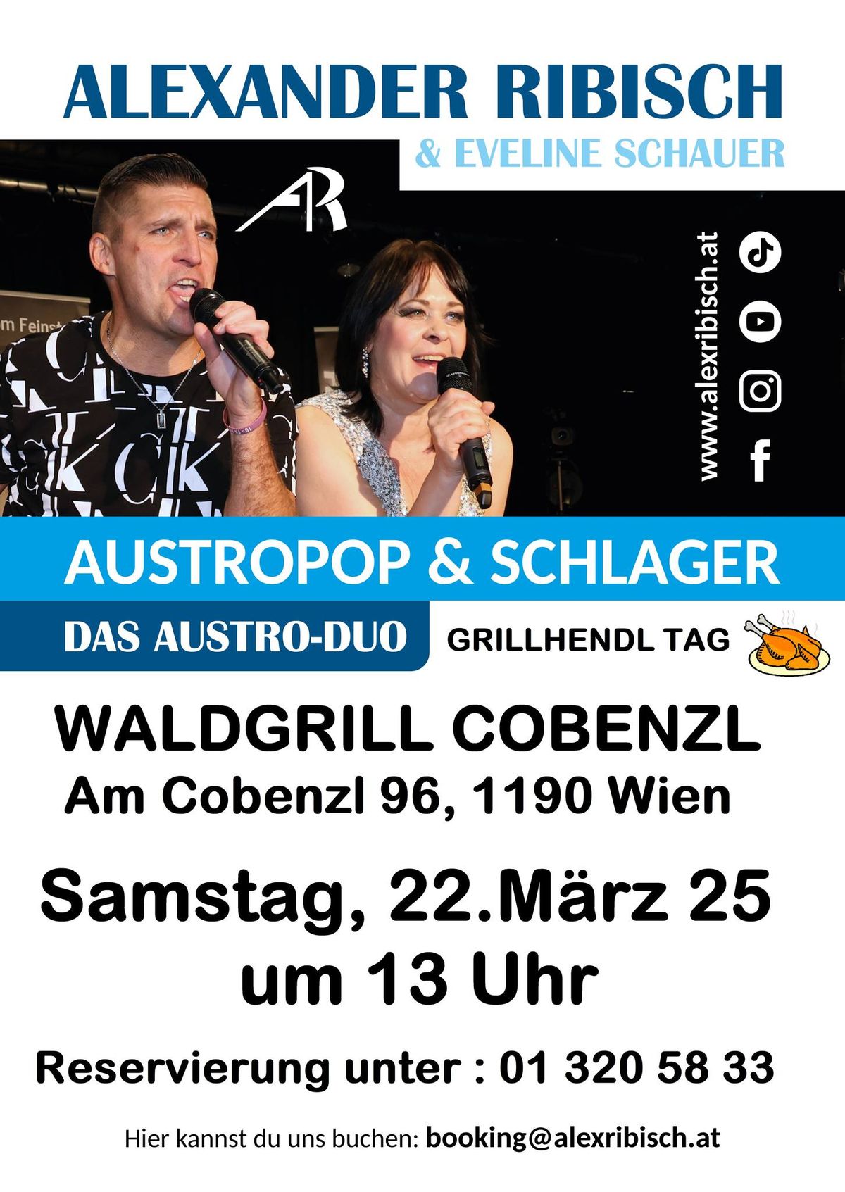 Alex Ribisch & Eveline Schauer LIVE Fr\u00fchschoppen am Cobenzl