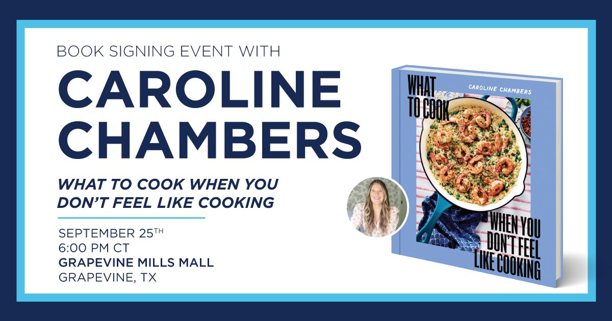 Caroline Chambers "What to Cook" Book Signing Event