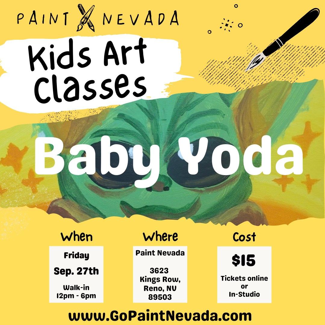 Baby Yoda Art Class