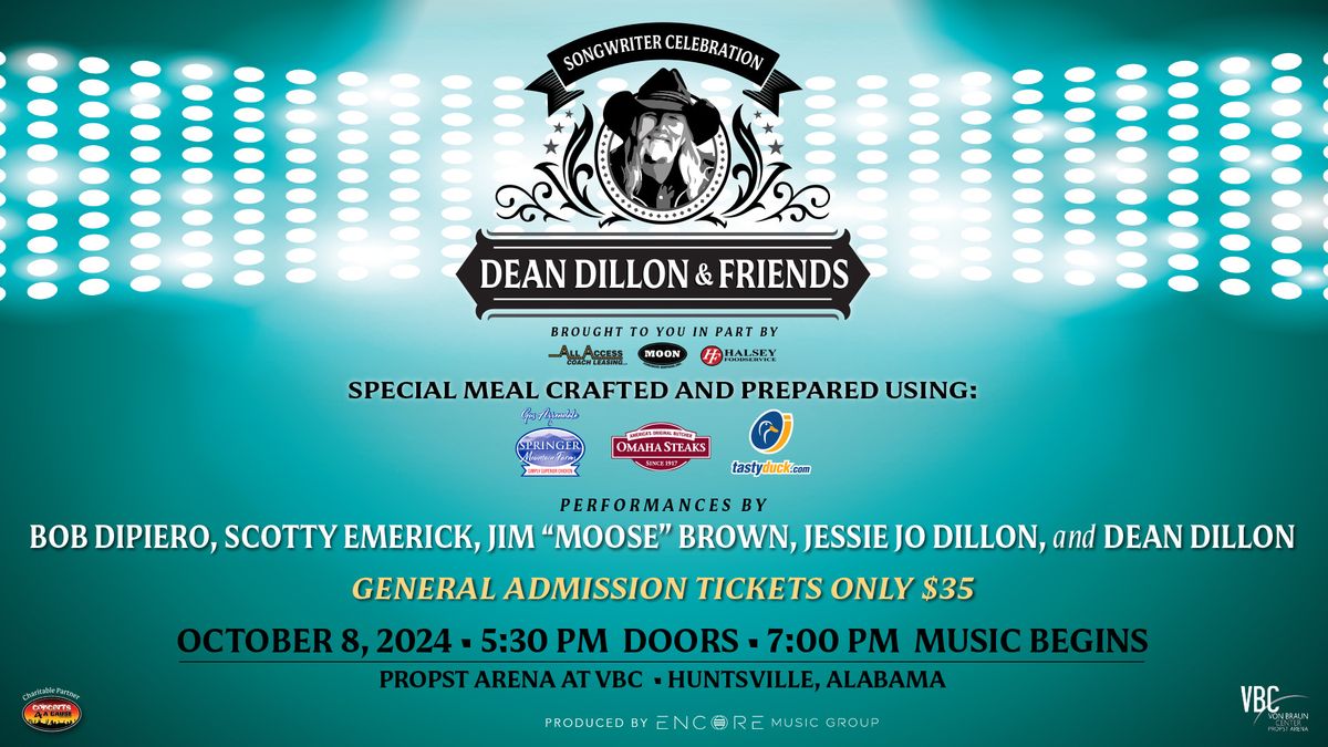 Dean Dillon & Friends Songwriter Celebration